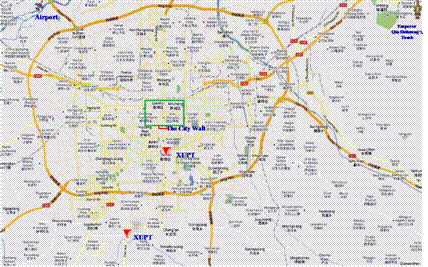 西安大学高校分布图,西安大学,西安市高校分布图_大山谷图库